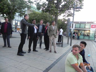 The CORFU teams from Bangladesh, UK, Germany, France, Spain visiting the City of Hamburg